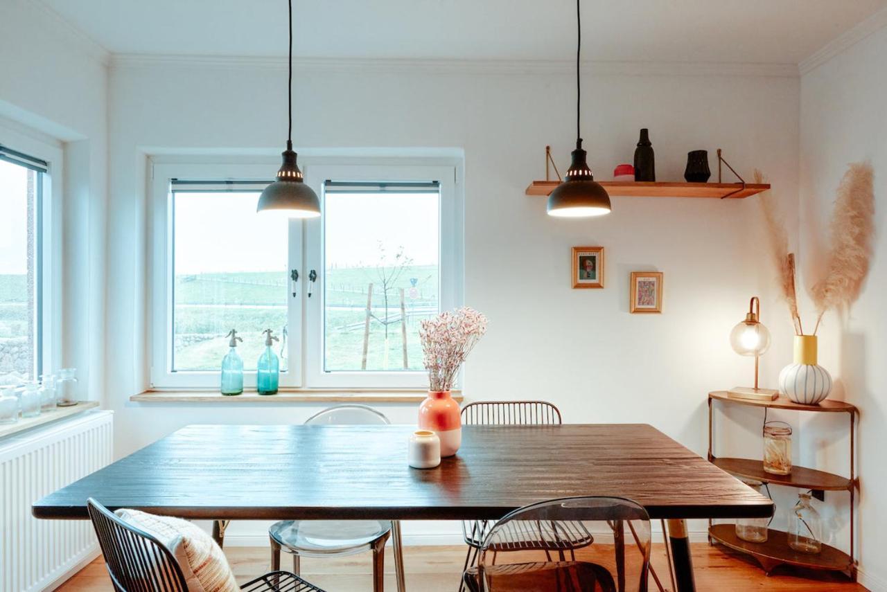 Wunderschöne FeWo direkt am Meer mit Whirlpool&Sauna Nordstrand Exterior foto